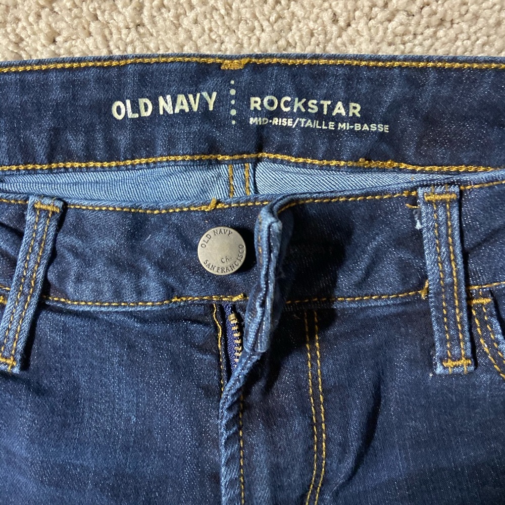 old navy mid rise jeans